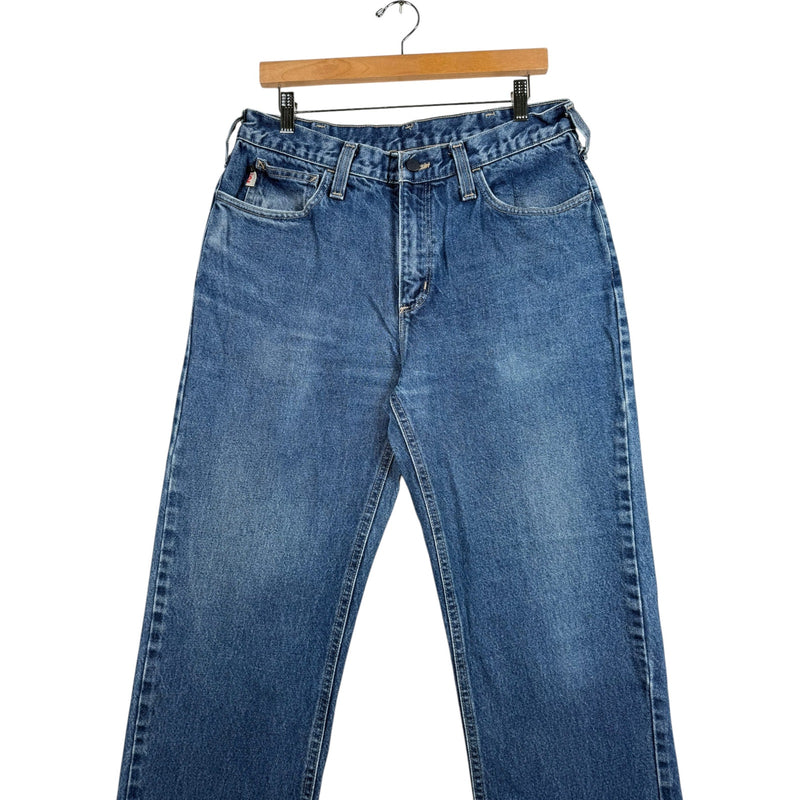Vintage Carhartt Relaxed Fit Straight Leg Denim Jeans 33x34