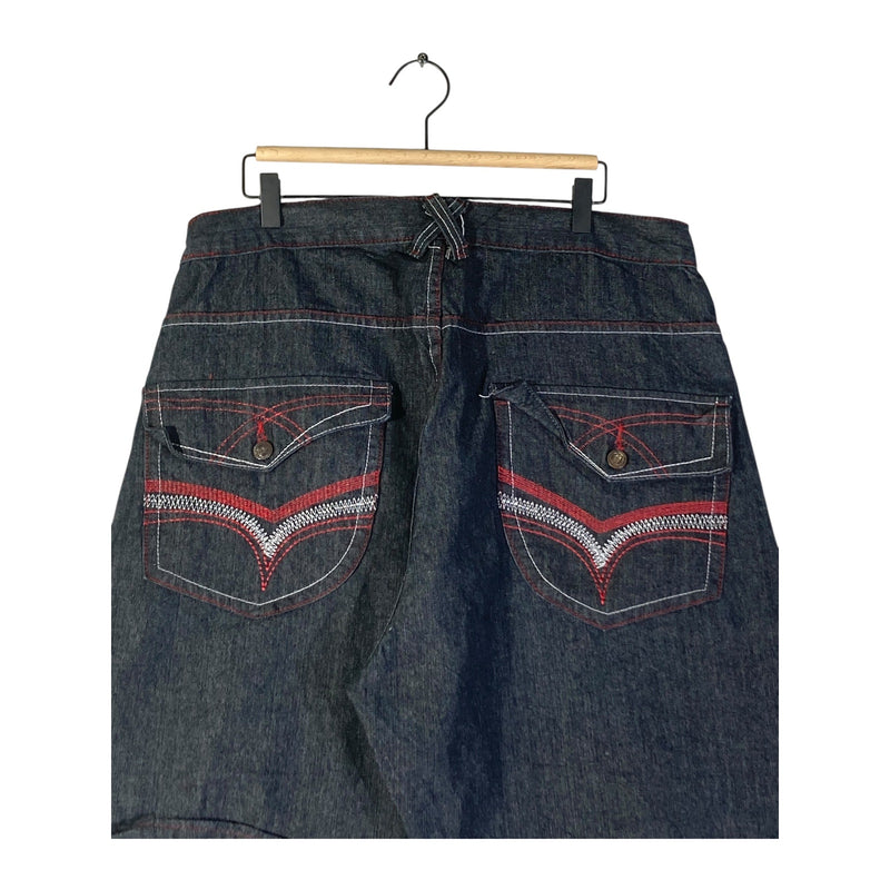 Vintage Jinzu Utility Denim Shorts 36x10
