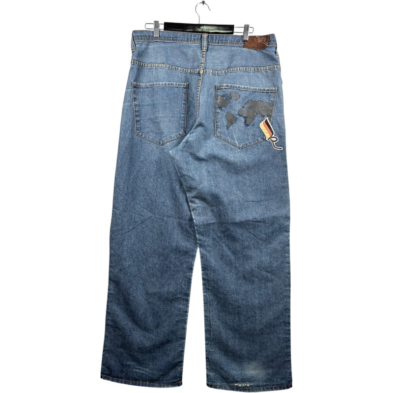 Vintage Roca Wear Wide Leg Denim Jeans 36x32