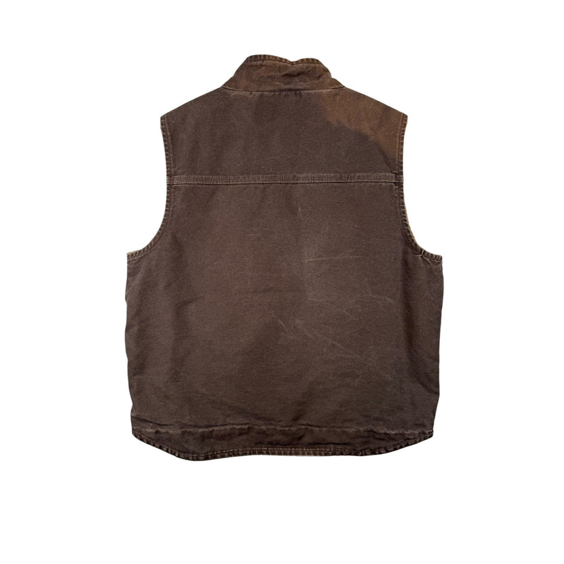 Vintage Carhartt Canvas Full Zip Workwear Vest
