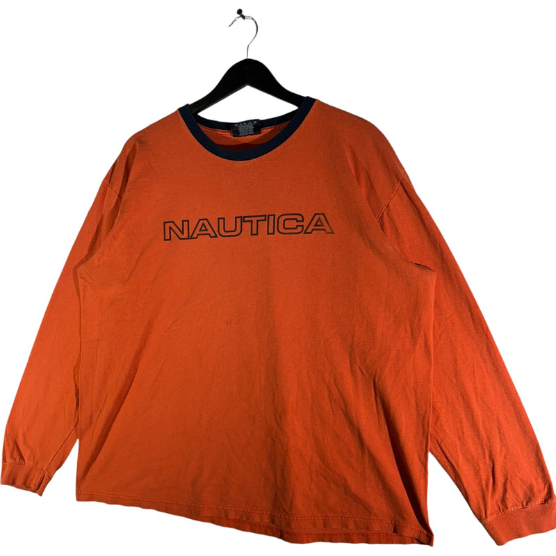 Vintage Nautica Spellout Long Sleeve