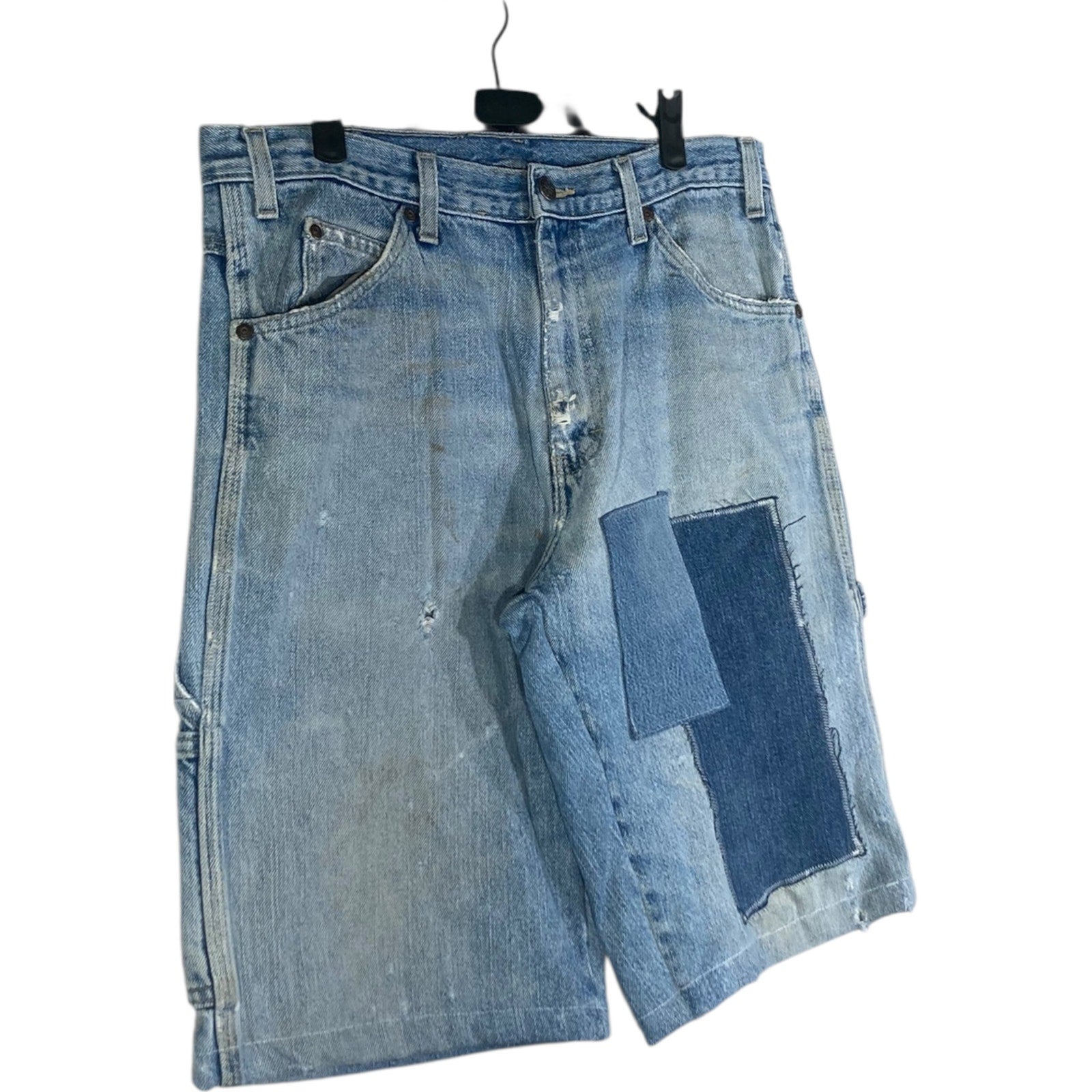 Vintage Dickies Patchwork Carpenter Denim Shorts 33