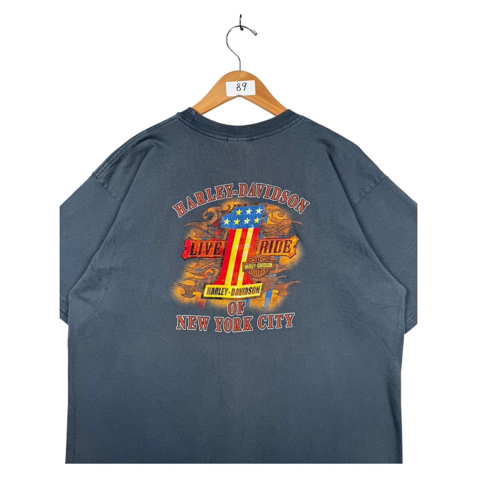 Vintage Harley Davidson Motorcycles New York City T-Shirt