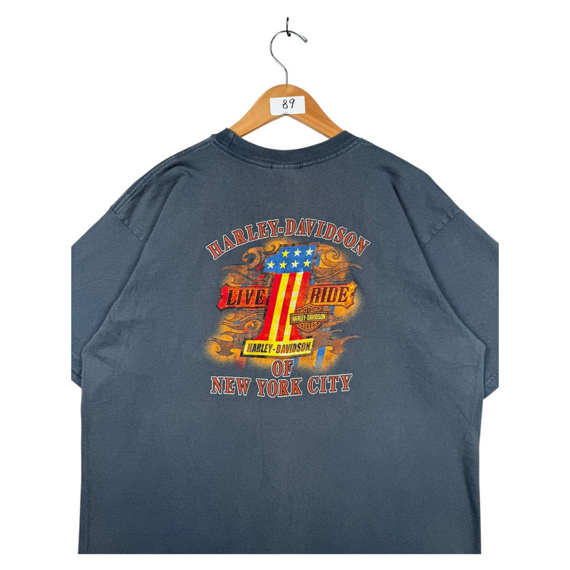 Vintage Harley Davidson Motorcycles New York City T-Shirt
