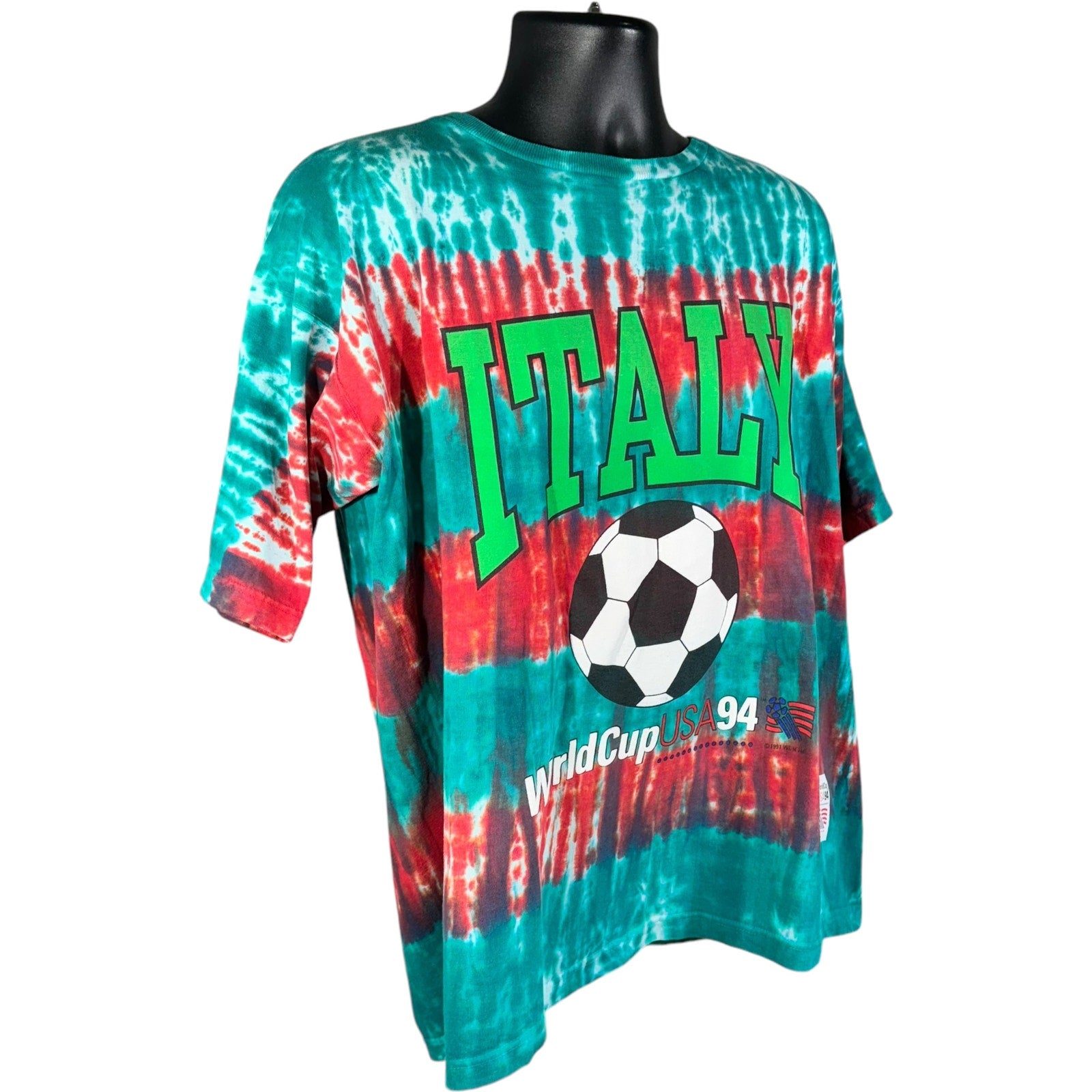 Vintage Italy World Cup Tie Dye Tee 1994