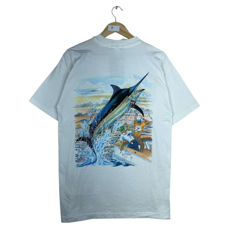 Vintage Guy Harvey Original Barbados Graphic Print T-Shirt