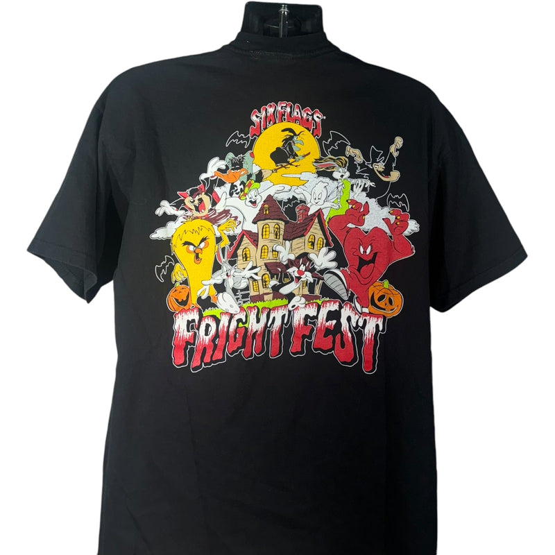 Vintage Looney Tunes Six Flags Frightfest Tee