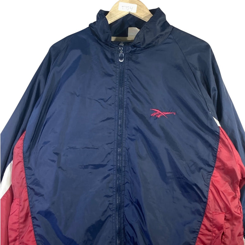 Vintage Reebok Zip Up Track Windbreaker Jacket