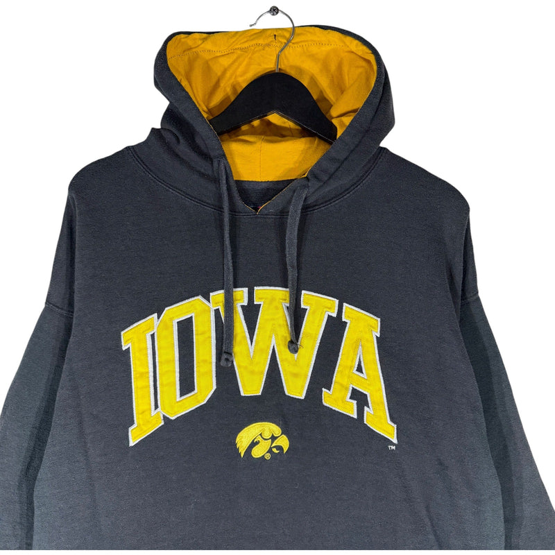 Vintage University Of Iowa Spellout Hoodie