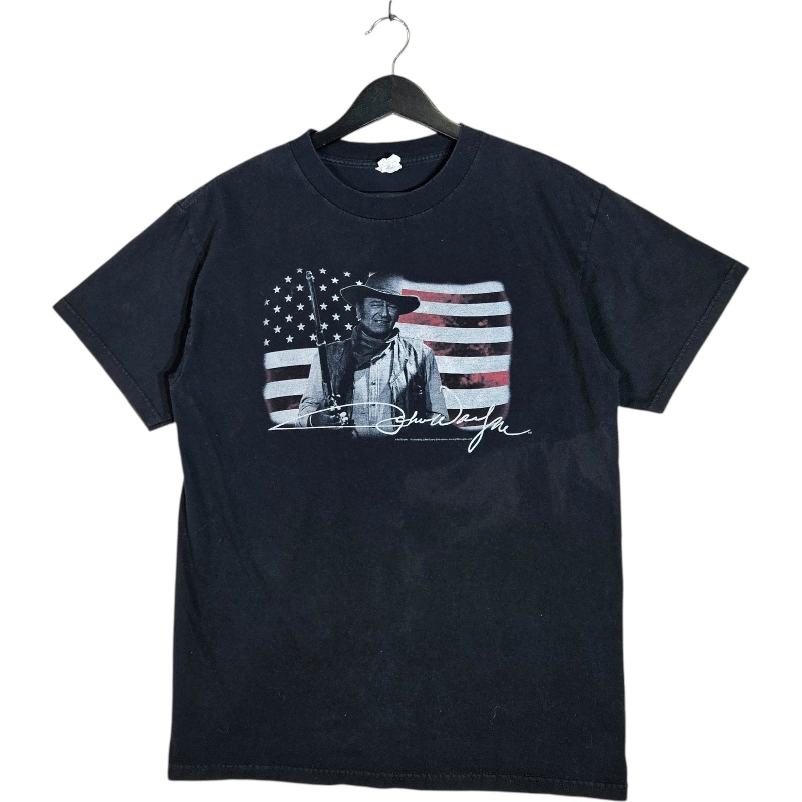 Vintage John Wayne American Flag Shirt