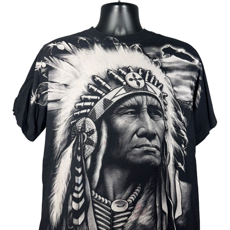 Vintage Big Face Native AmericanTee