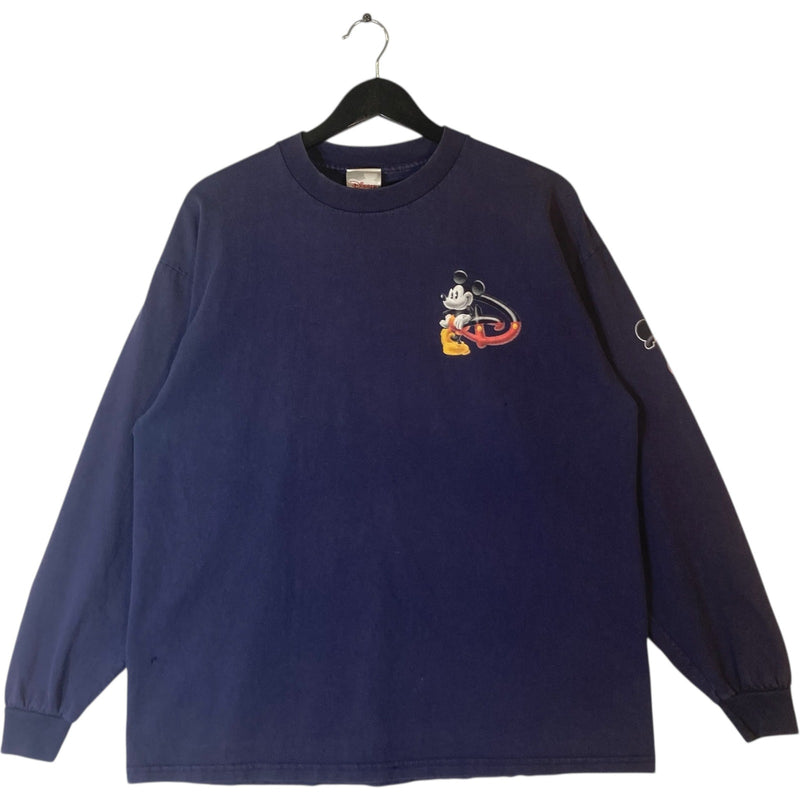 Vintage Disney Mini Logo Sleeve Spellout Long Sleeve