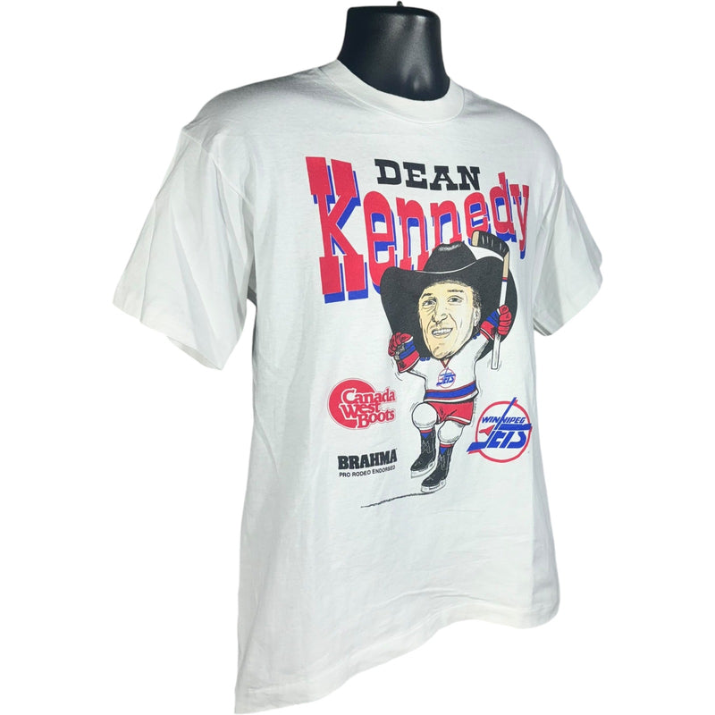 Vintage Dean Kennedy Winnipeg Jets NHL Tee