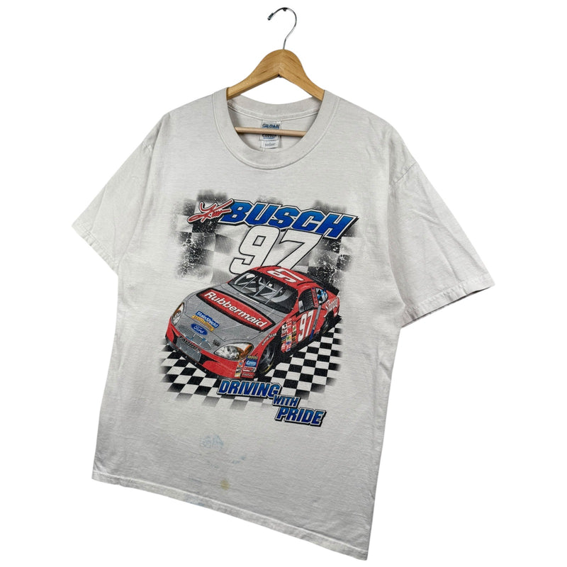 Vintage Kurt Busch #97 NASCAR Racing T-Shirt