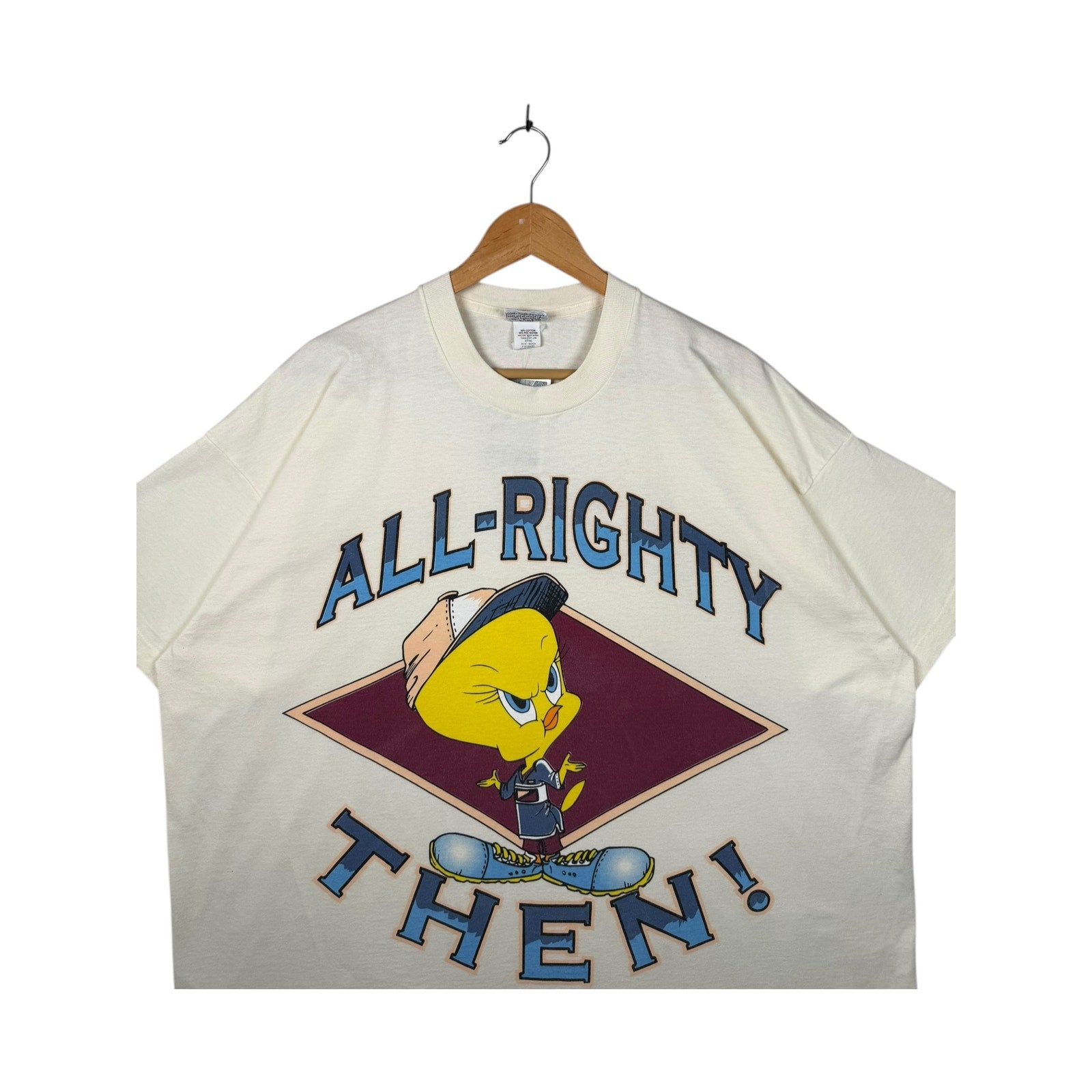 Vintage Tweety Bird “All-Righty Then!” Looney Tunes T-Shirt