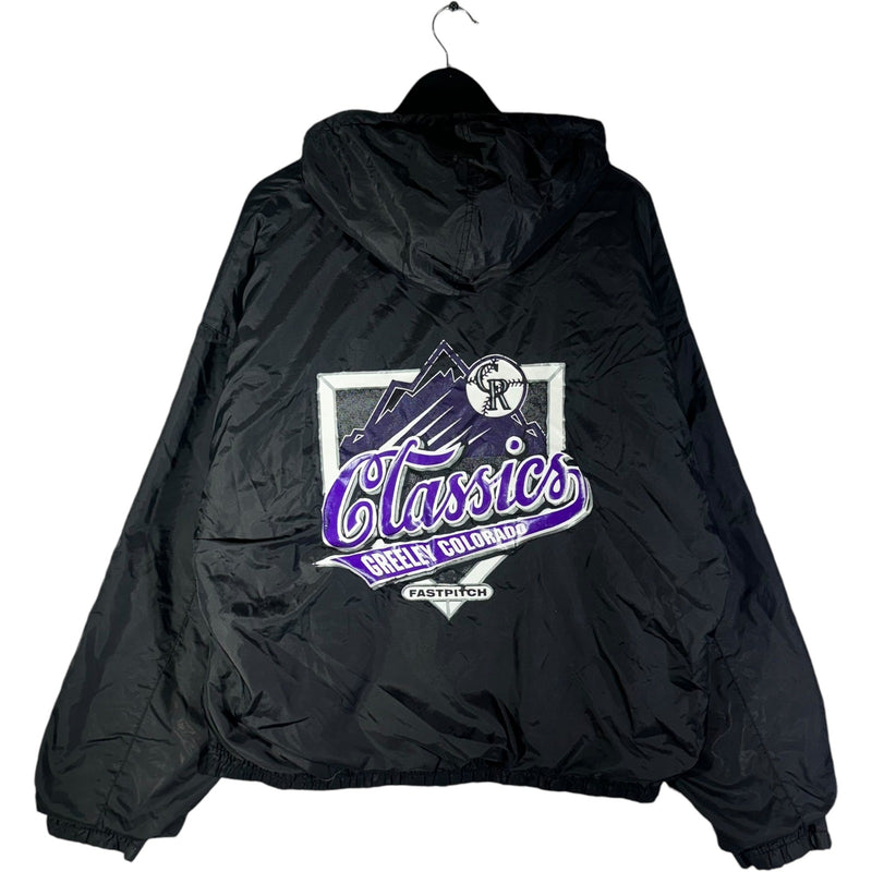 Vintage Colorado Rockies Fast Pitch Classics Light Jacket