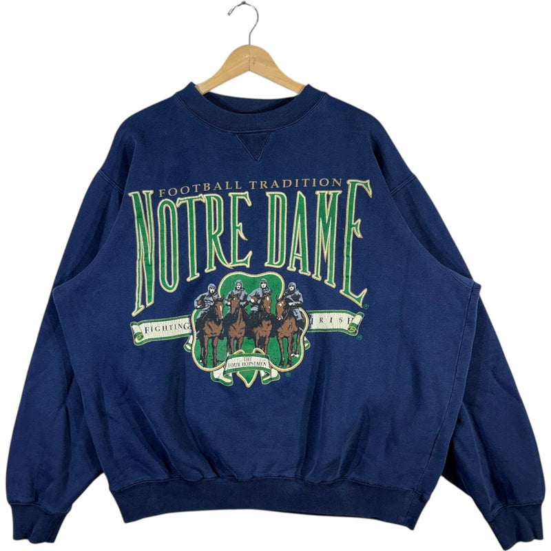 Vintage Notre Dame Football Tradition University Crewneck