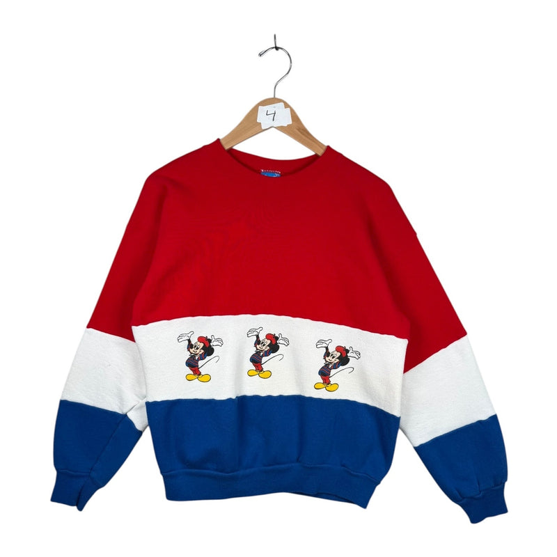 Vintage Disney Mickey Mouse Colorblock Crewneck