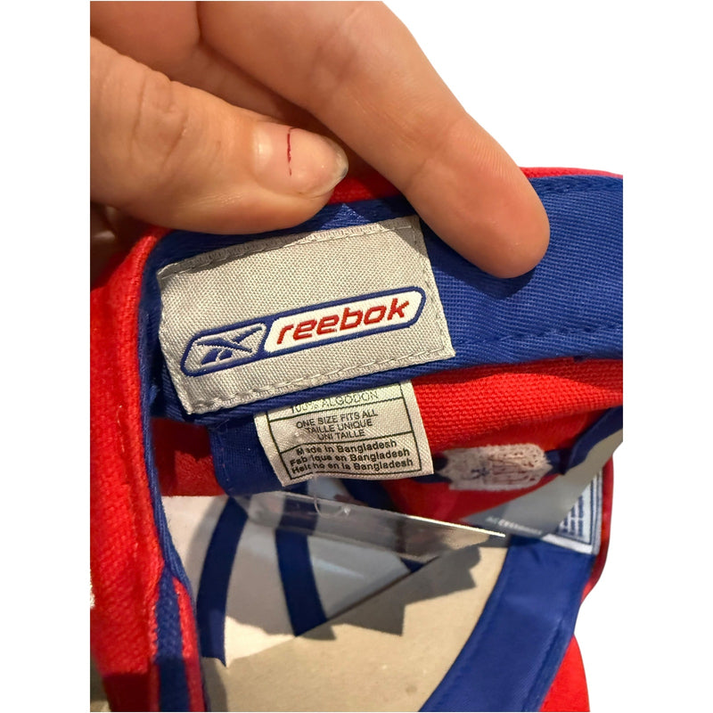 Vintage Reebok New York Giants NFL Colorblock Strapback Hat