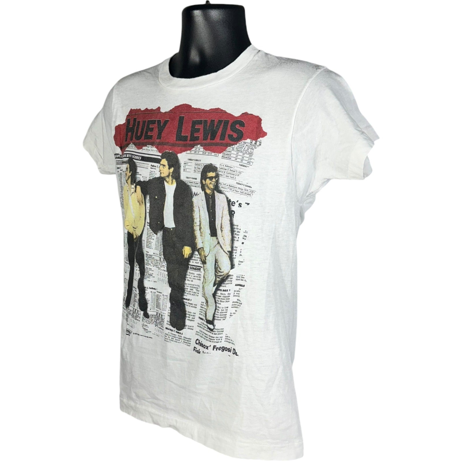 Vintage Huey Lewis And The News Music Tee