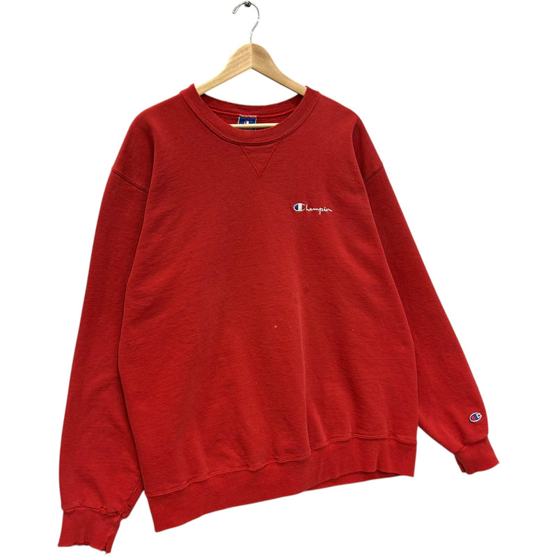 Vintage Champion Spellout Logo Crewneck 90s XXXL