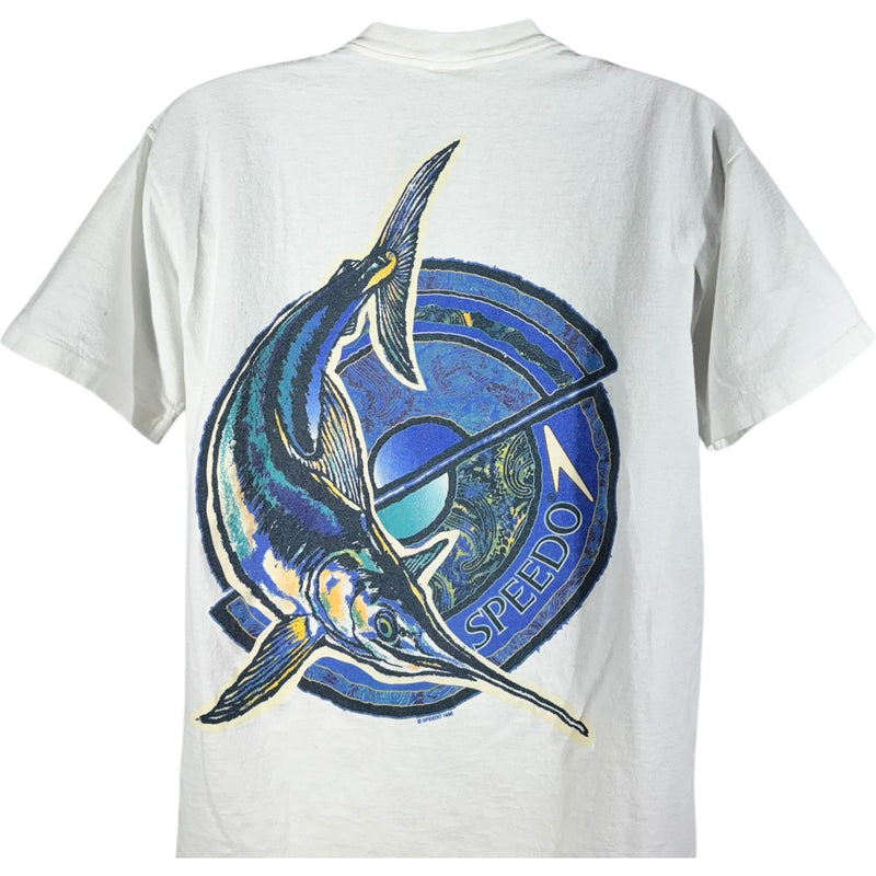 Vintage Speedo Atlantic Blue Marlin Graphic Tee