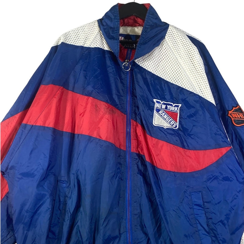 Vintage New York Rangers NHL Full Zip Windbreaker