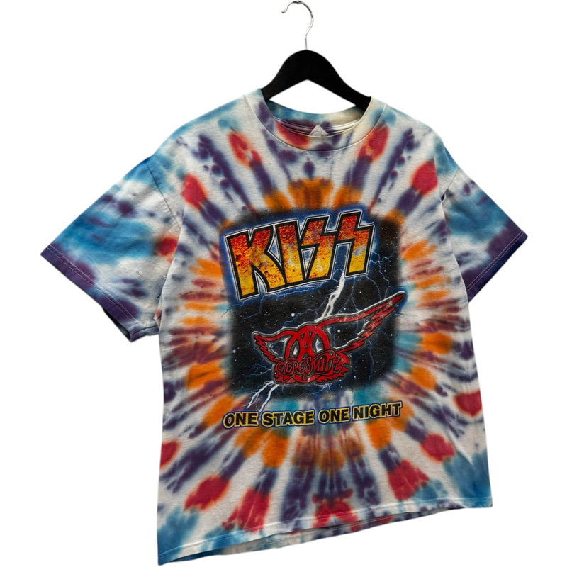 Vintage KISS Aerosmith One Stage One Night Tour Tee