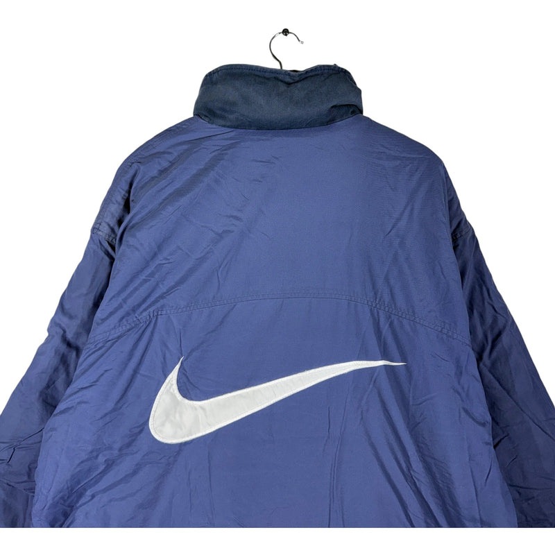 Vintage Nike Hidden Hood 1/4 Zip Light Jacket