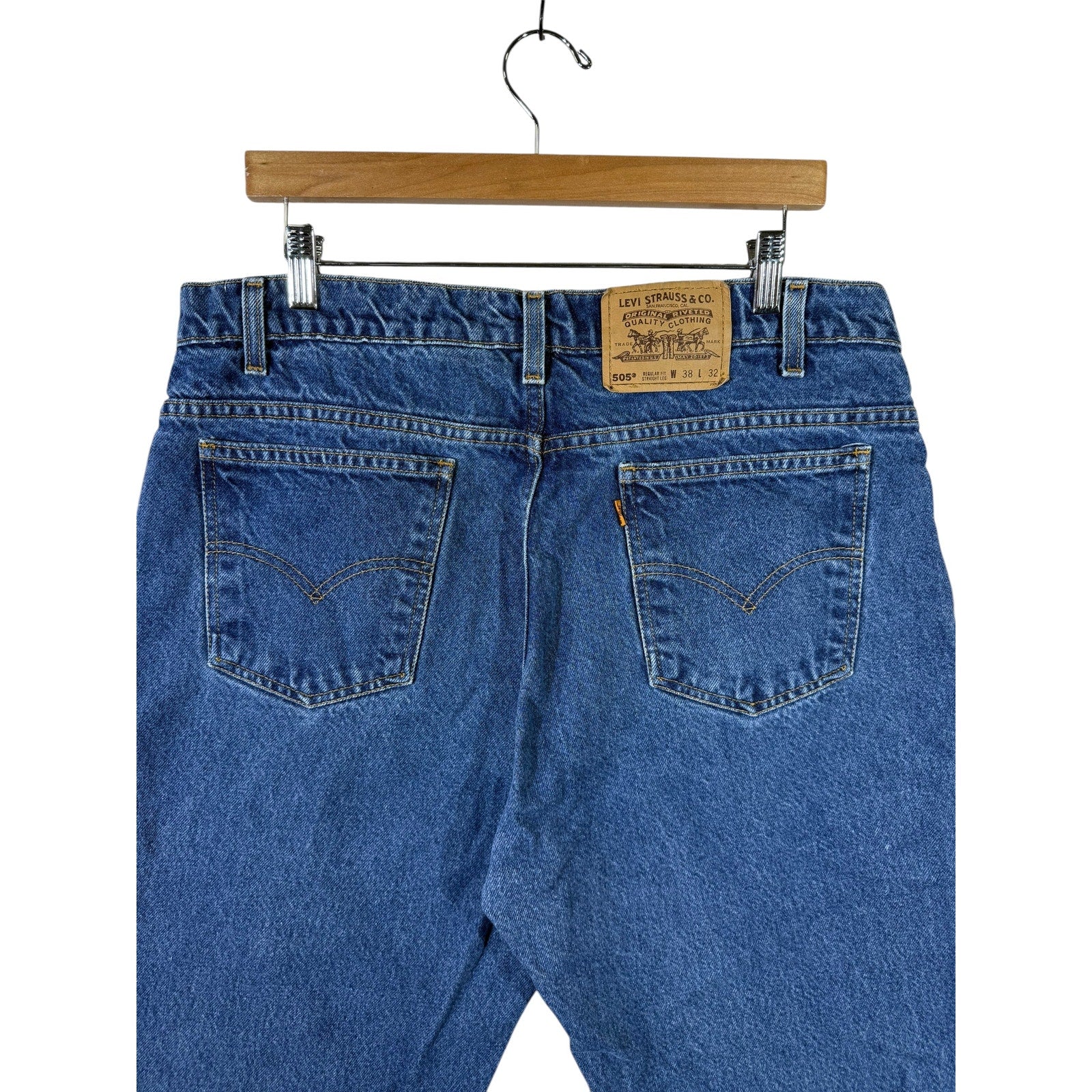Vintage Levi's 505 Denim Shorts 38