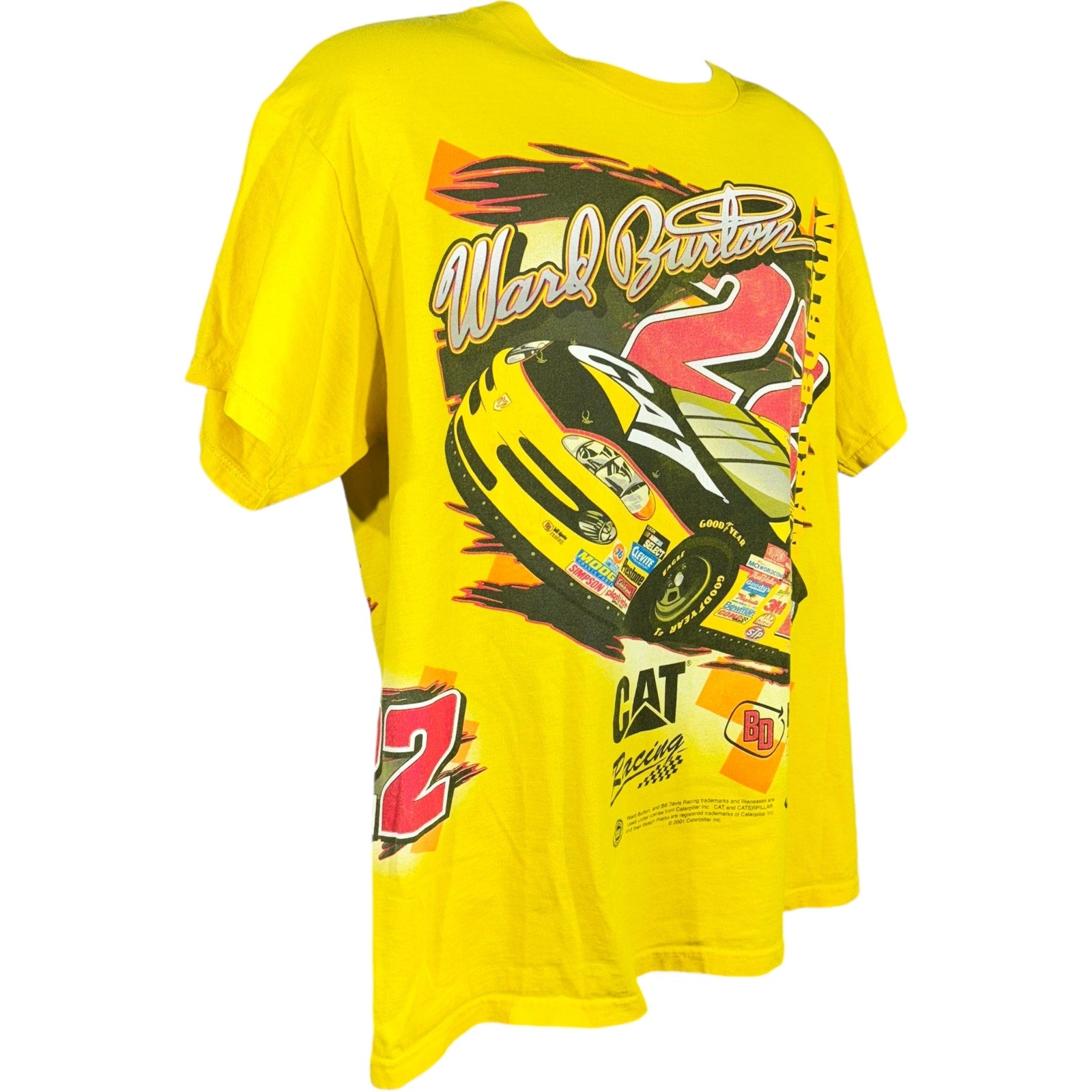 Vintage NASCAR CAT Racing Tee 2001