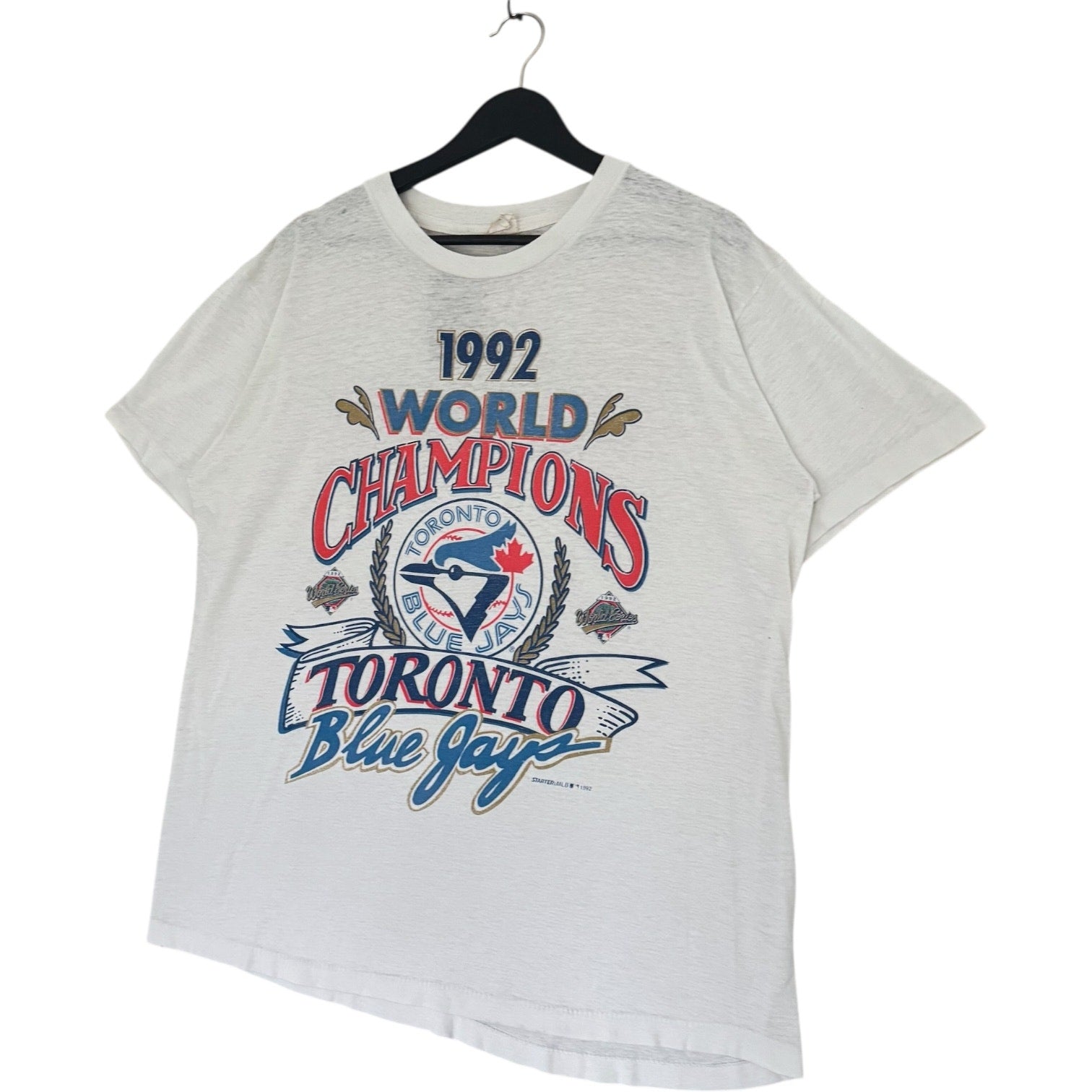Vintage Toronto Blue Jays World Champions Tee 1992