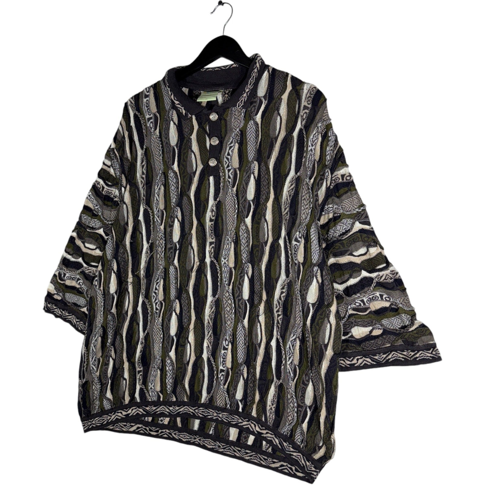 Vintage Coogi Classic 1/4 Button Sweater