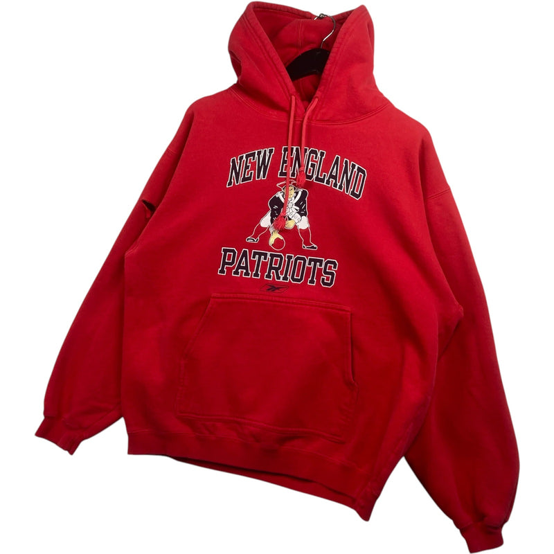 Vintage Reebok New England Patriots Mascot NFL Hoodie