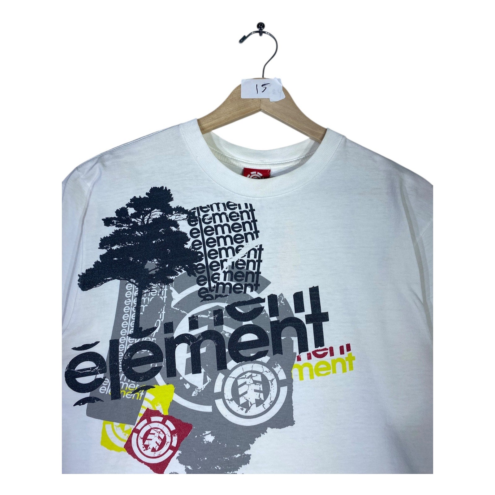 Vintage Element Graphic Print T-Shirt
