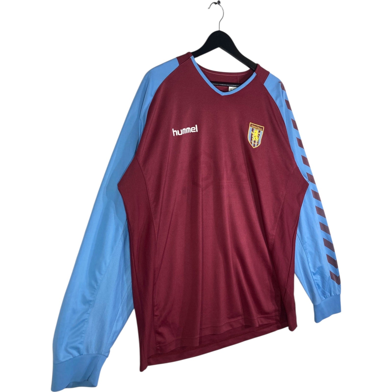 Vintage Aston Villa FC Hummel Soccer Jersey