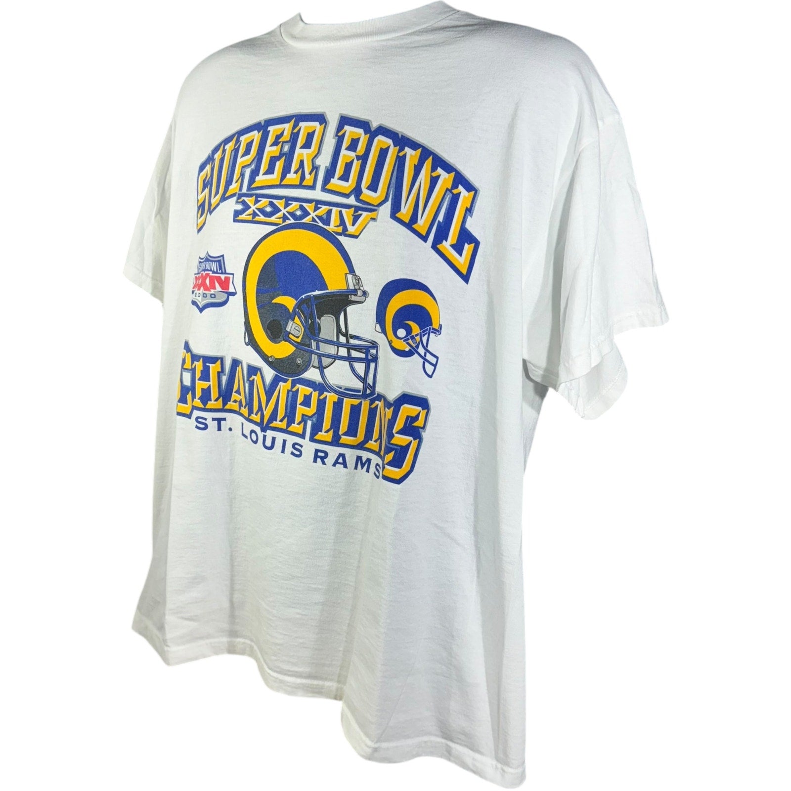 Vintage St. Louis Rams Super Bowl XXXIV Champions NFL Tee