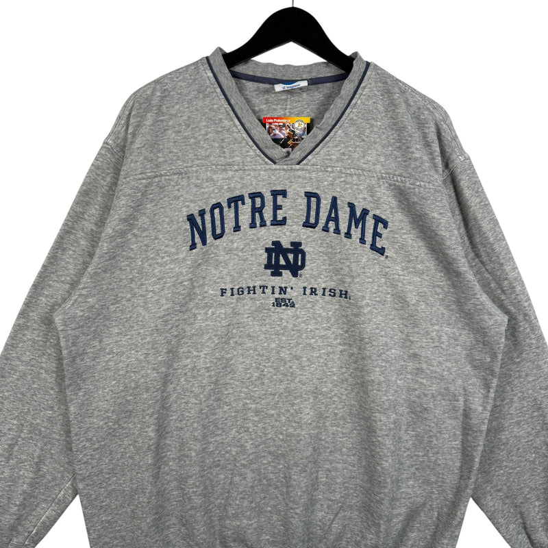 Vintage Notre Dame University Arch Spellout Crewneck