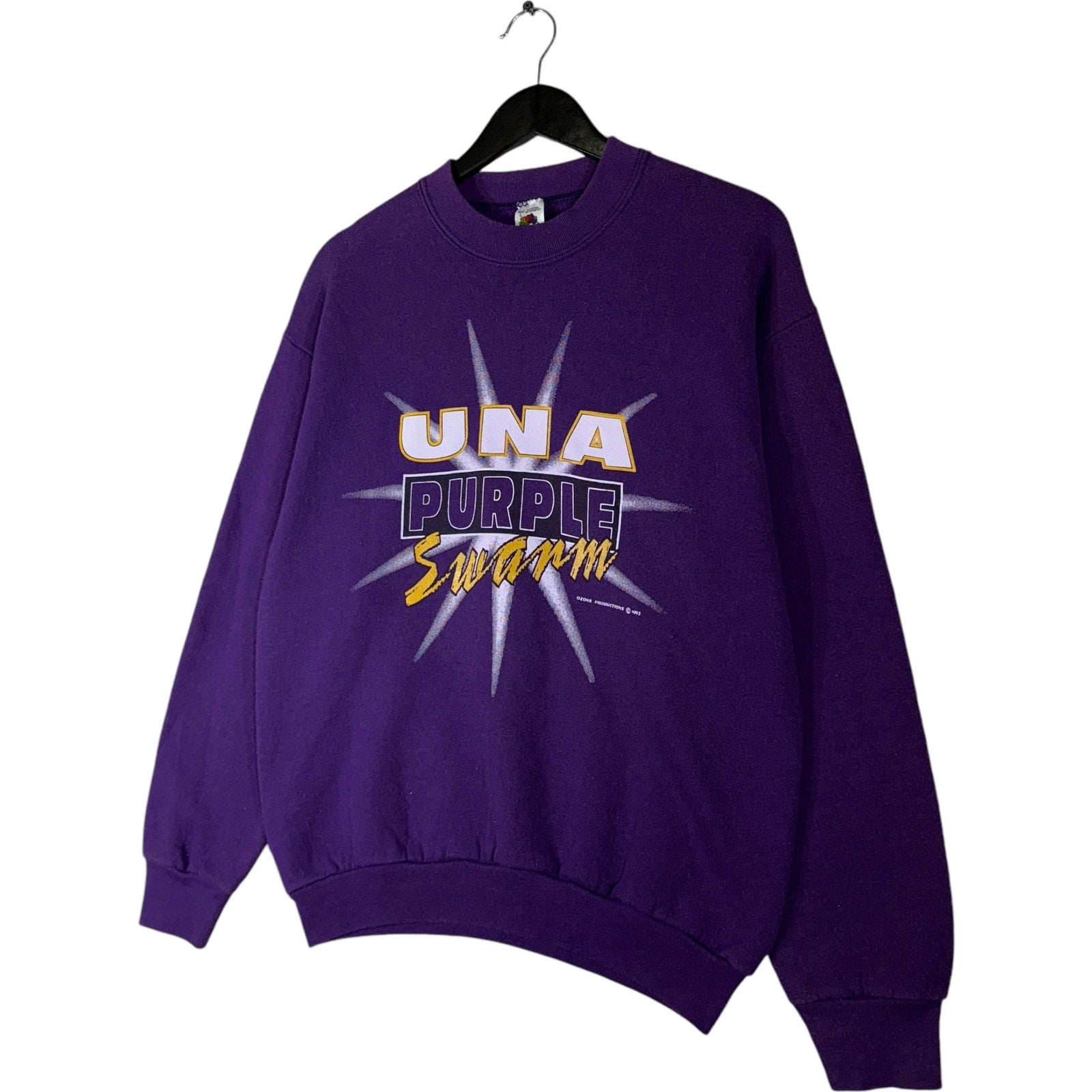 Vintage University Of North Alabama Purple Swarm Crewneck