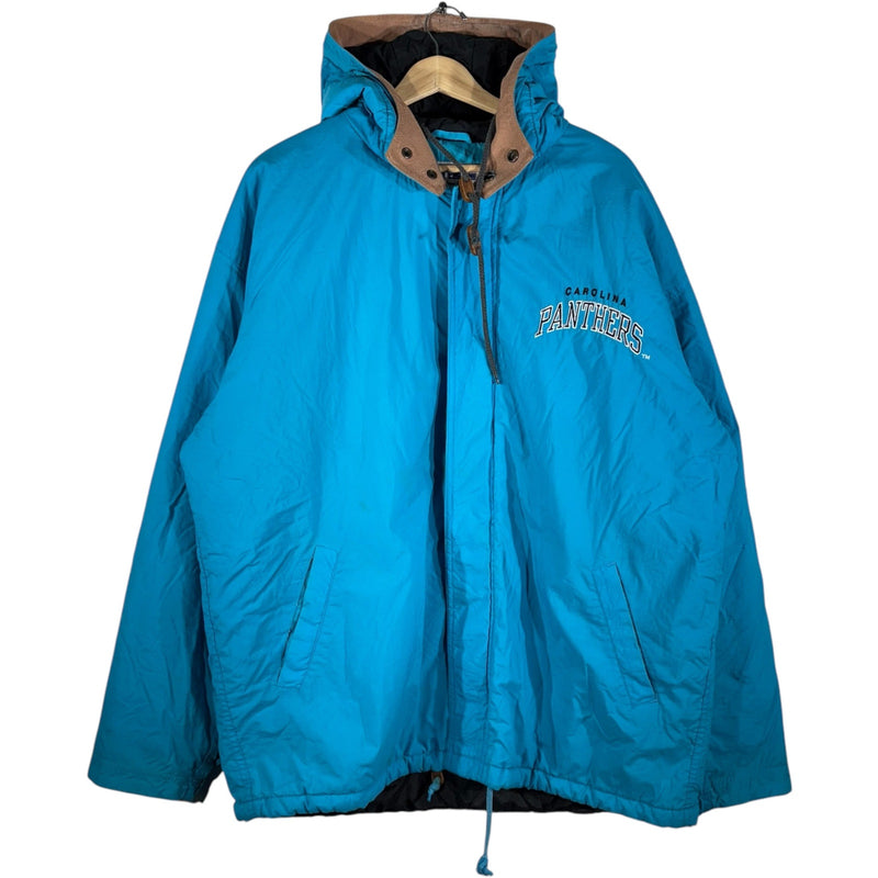 Vintage Starter Carolina Panthers Hooded Full Zip Jacket 90s