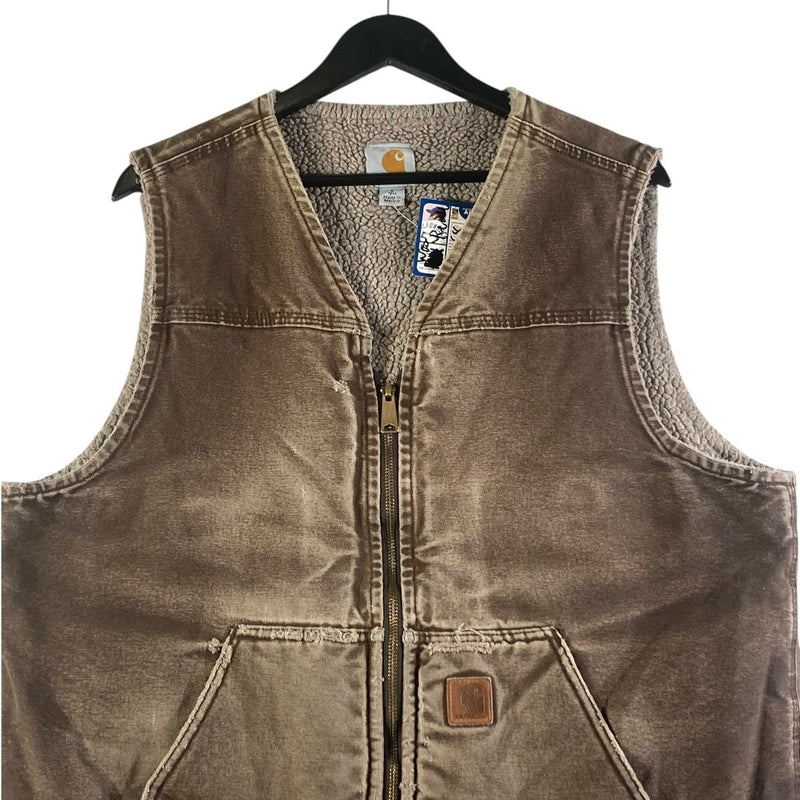 Vintage Carhartt Canvas Utility Workwear Vest