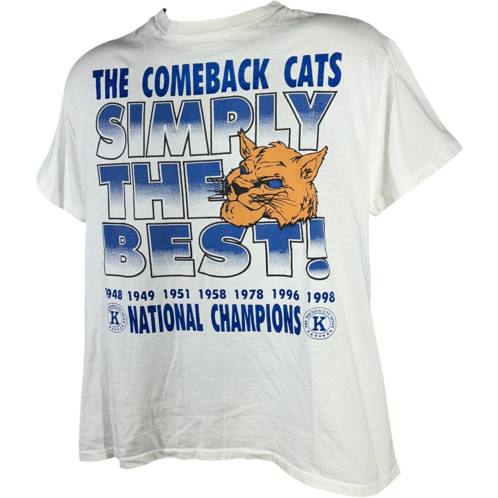 Vintage University Of Kentucky "Simply The Best!" Tee 90s