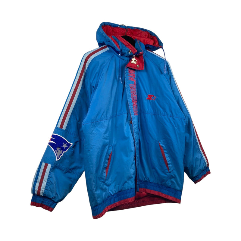 Vintage Starter New England Patriots NFL Hooded Jacket
