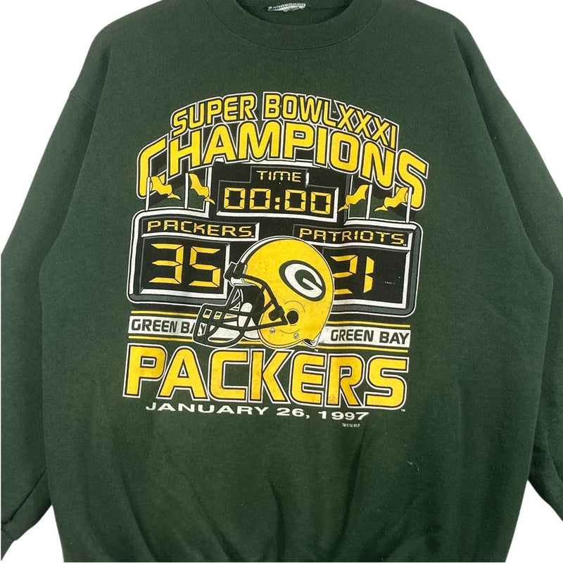 Vintage Green Bay Packers Super Bowl XXXI NFL Crewneck