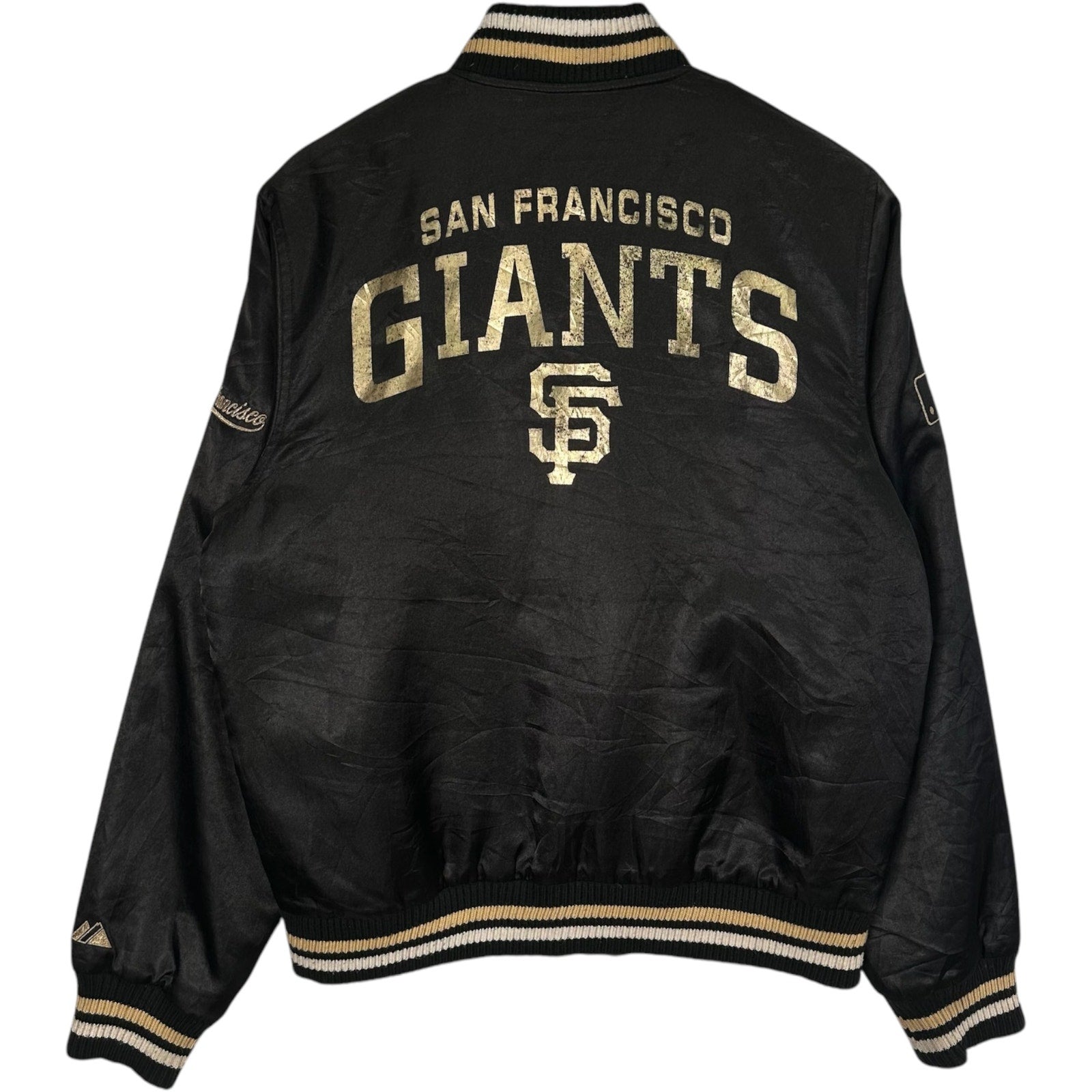 Vintage Majestic San Francisco Giants Satin Bomber Jacket