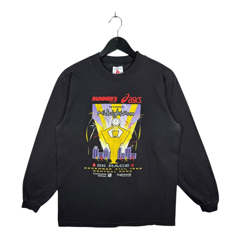 Vintage Asics NYRR Midnight Run 5K 90s Long Sleeve