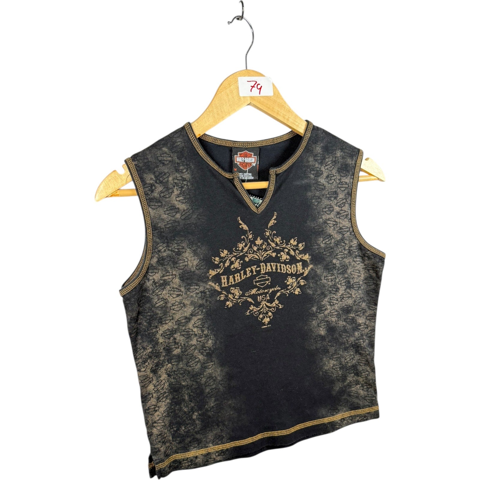 Y2K Harley Davidson Washed Women's Tank Top