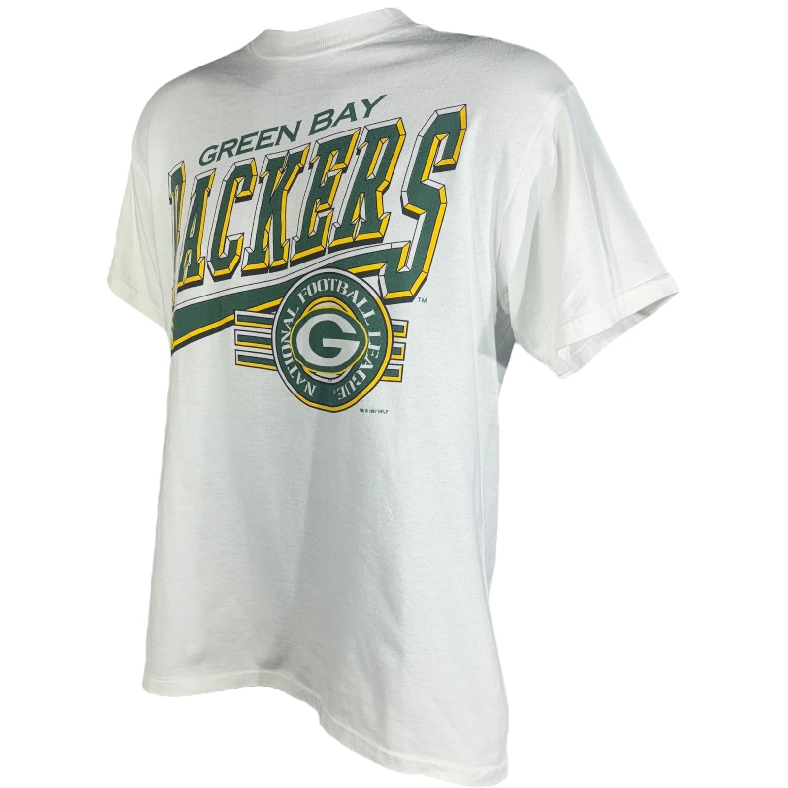 Vintage Green Bay Packers Logo NFL Tee 1997