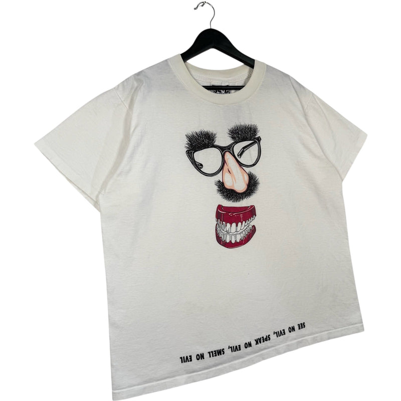 Vintage Joe Boxer "Smell On Evil" Quote Tee