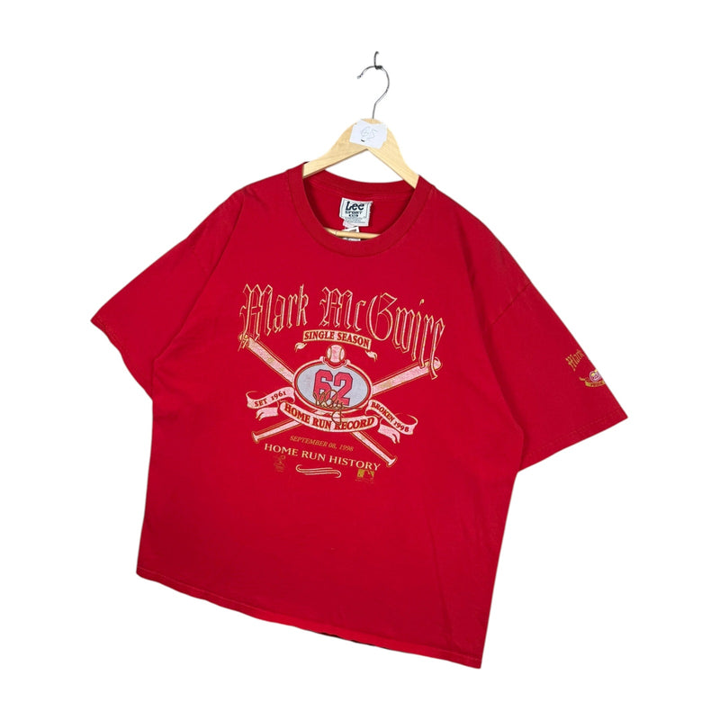 Vintage Mark McGwire 62 Home Run Record MLB T-Shirt